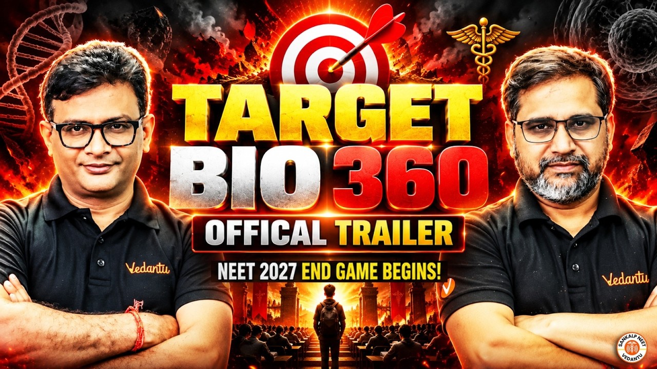 Target BIO 360 Official Trailer 🔥 NEET 2027 END GAME BEGINS