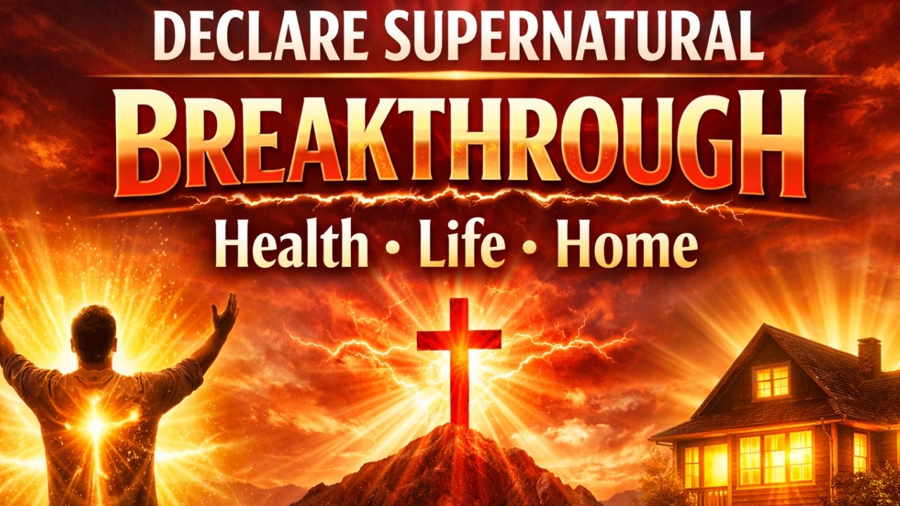 Declare Supernatural Breakthrough Over Your Health, Life & Home