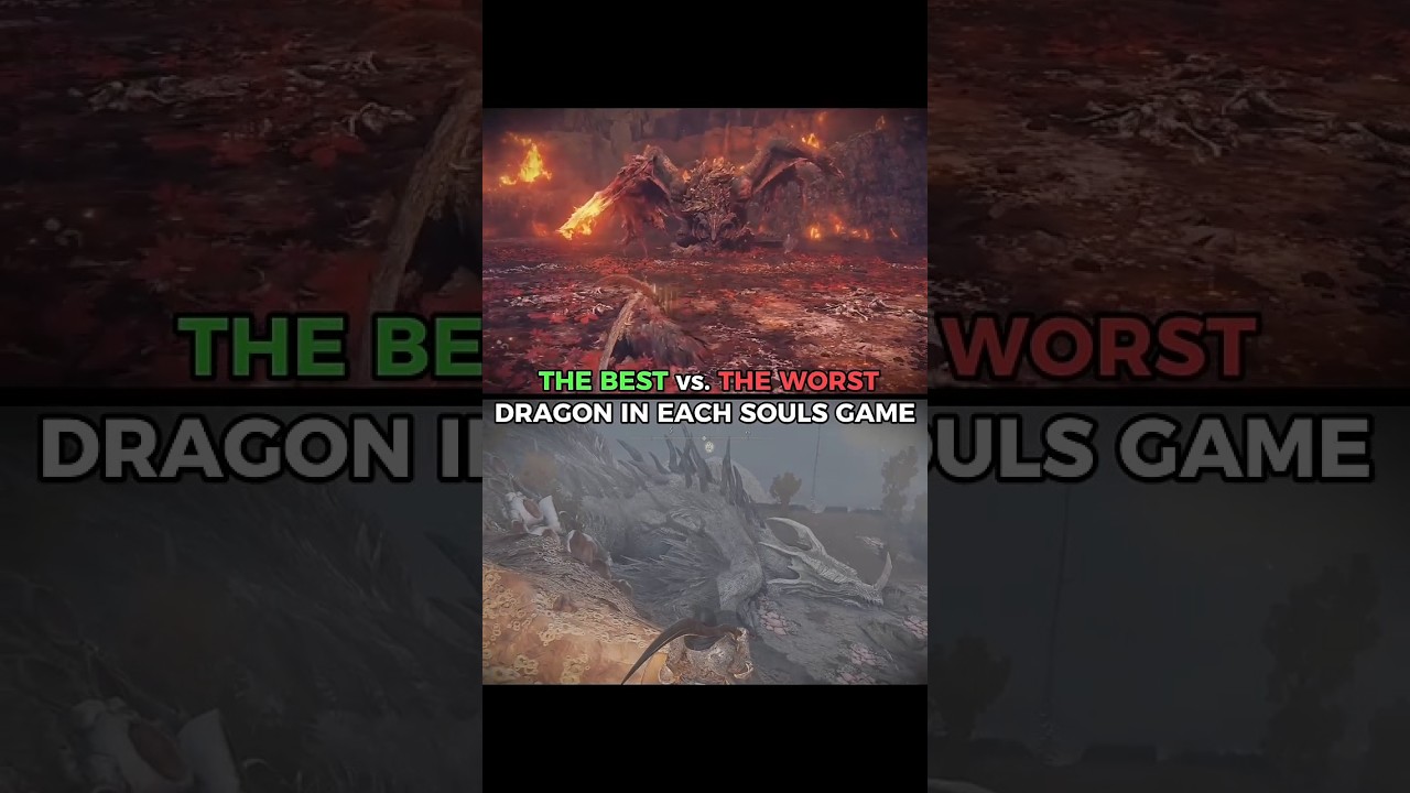 The Best vs. The Worst Dragon in Each Souls Game