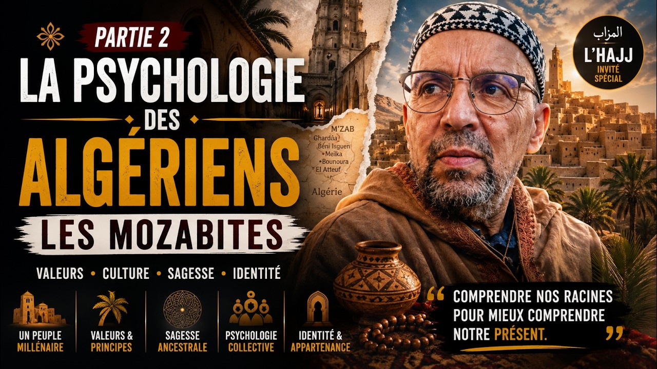 LA PSYCHOLOGIE DES ALGÉRIENS - LES MOZABITES AVEC L'HAJJ (PARTIE 2)
