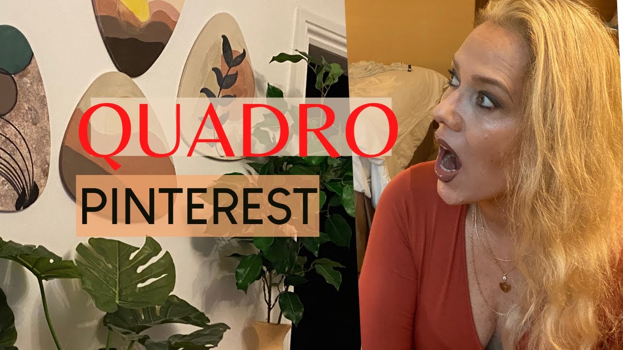 DIY: COMO FAZER QUADRO DECORATIVO DE BAIXO CUSTO E COM CARA DE LOJA DE DECORAÇÃO | PINTEREST | BOHO