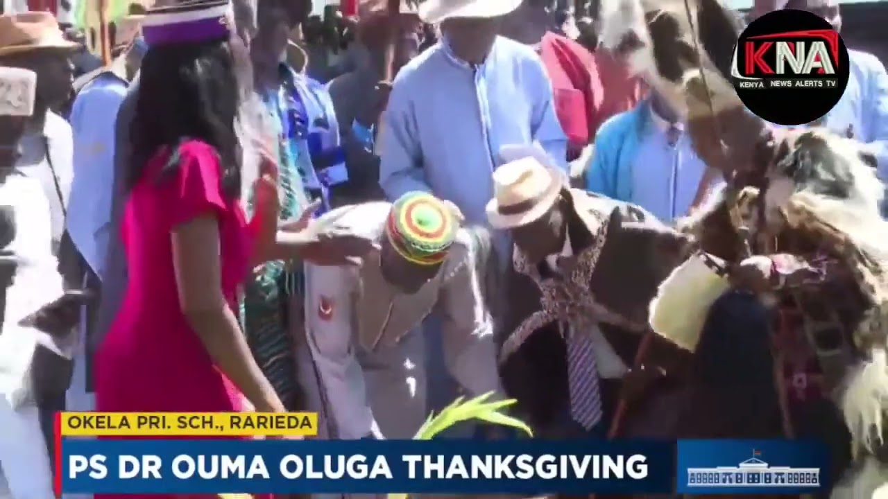 CRAZY! PS OUMA OLUGA TURNS CRAZY IN FRONT OF RUTO AFTER TRADINALY GRANTED A TRADITIONAL SEAL