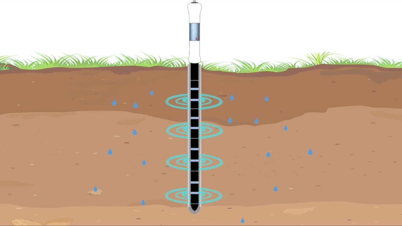 Delta-T Devices PR2 Profile Probe video (soil moisture profile measurement)