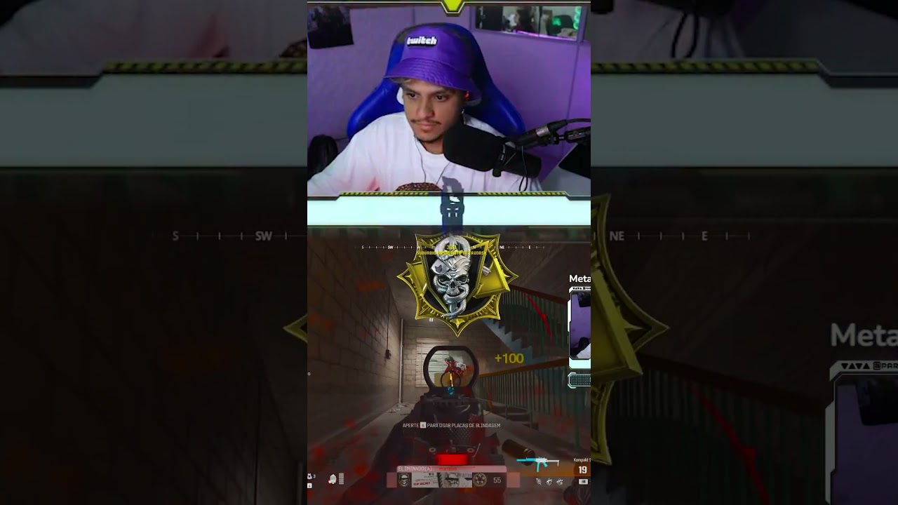 Sniper no mouse e teclado, daquele jeit&atilde;o!🙂&zwj;&harr;️✌️ #warzone #cod #parangafps
