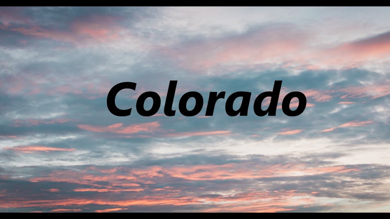 Milky Chance - Colorado (Lyrics)