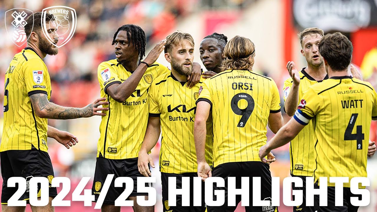 2024/25 HIGHLIGHTS: Rotherham United v Burton Albion