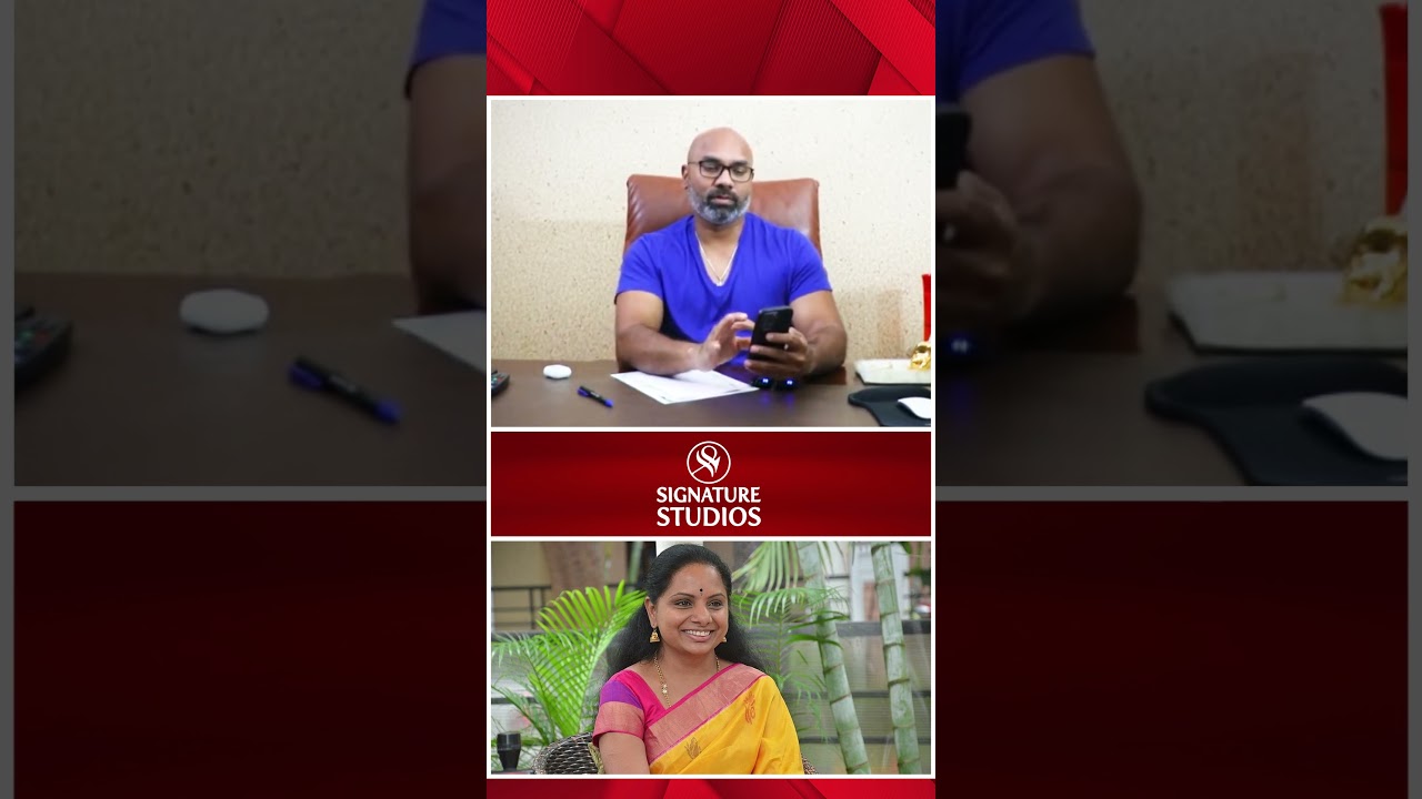 BJP MP Dharmapuri Arvind Comments On MLC Kavitha | Signature Studios