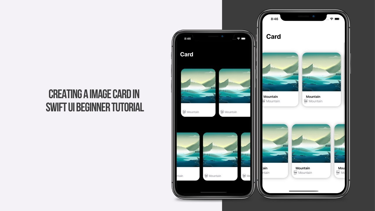 Creating A Image Card In SwiftUI &bull; Beginner Tutorial