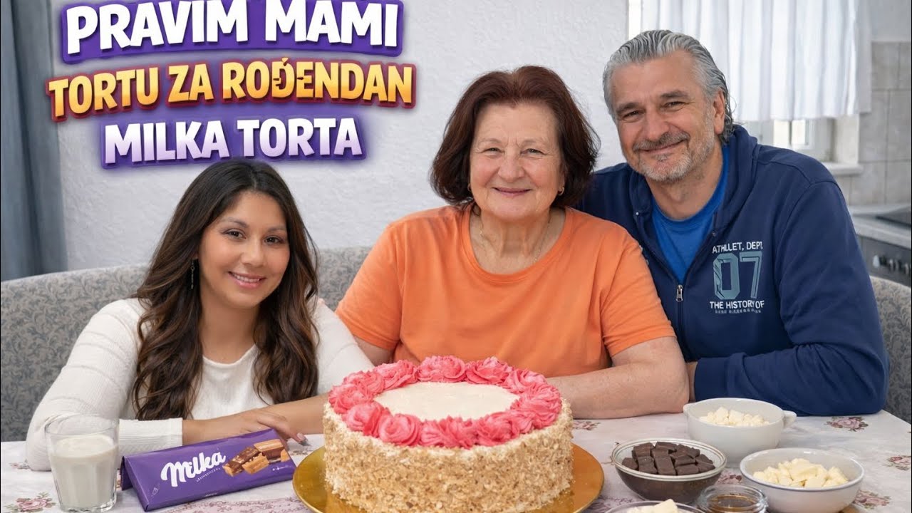 Milka torta – gospođi Fadili za rođendan 🎂