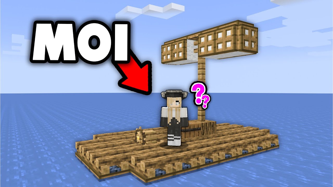 Survivre 100 JOURS sur un OCÉAN INFINI dans Minecraft.. ! (Ft. @MrBeast (un peu)