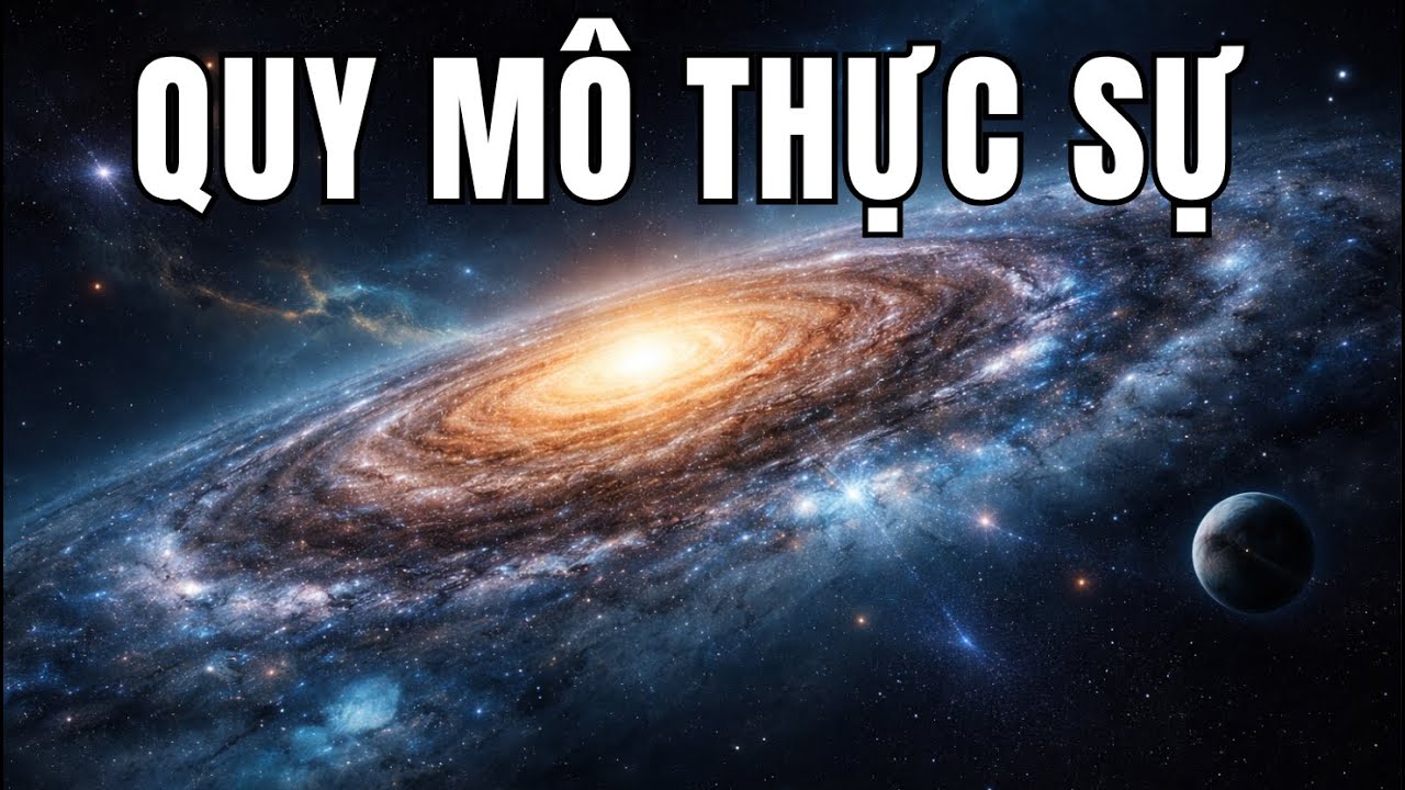 Quy Mô Thực Sự Của Dải Ngân Hà | Phim Tài Liệu Không Gian Để Ngủ