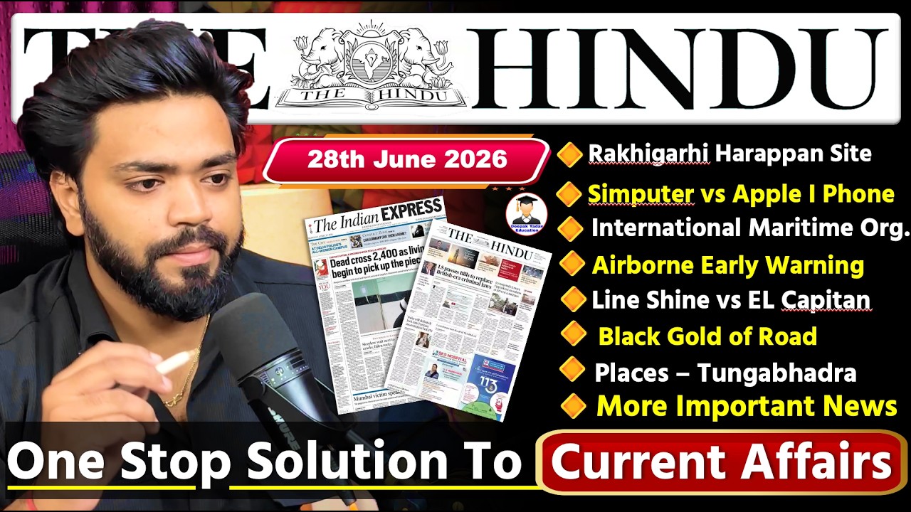 The Hindu Analysis Today | 28 June 2026 | The Hindu Newspaper Analysis | Daily Current Affairs