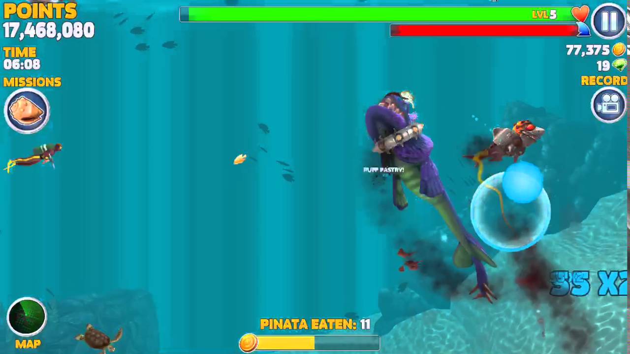 Alan vs Enemy Alan Destroyer of Worlds - Hungry Shark Evolution