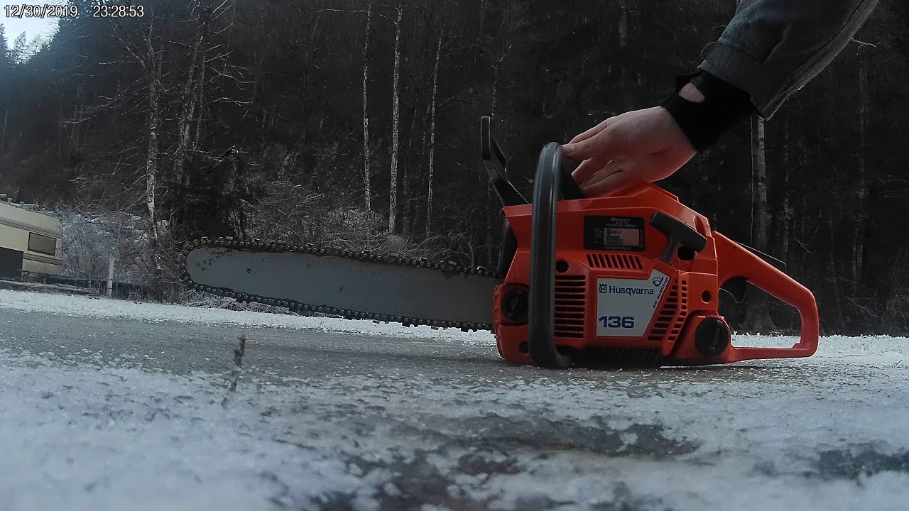 Husqvarna 136 Kaltstart