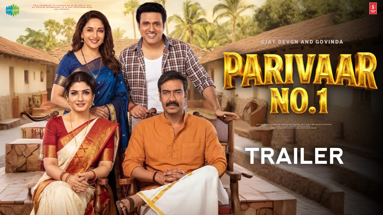 Parivaar No.1- Trailer | Ajay Devgn | Govinda | Raveena Tandon | Madhuri Dixit | Fan Made Trailer