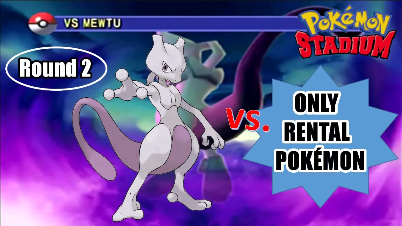 Pokémon Stadium [N64] - Mewtwo ROUND 2 - RENTAL POKÉMON (Mewtu RUNDE 2 - Leihpokémon)