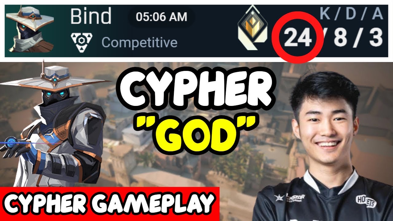 NRG s0m plays Cypher on Bind | Valorant Pro Gameplay
