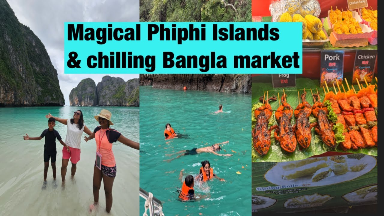 Phuket day-1 :Phi Phi Islands tour & Bangla night street visit.ഫിഫി ദ്വീപുകളും ബാംഗ്ലാ മാർക്കറ്റും