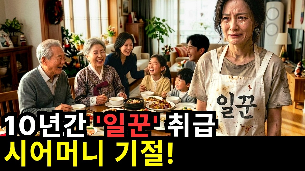 명절 앞치마에 ‘일꾼’ 써놓고 웃던 시댁, 올해 명절 내가 준비한 ‘선물’