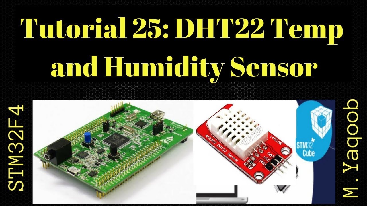 STM32F4 Discovery board - Keil 5 IDE with CubeMX: Tutorial 25 - DHT22 Temperature & Humidity Sensor