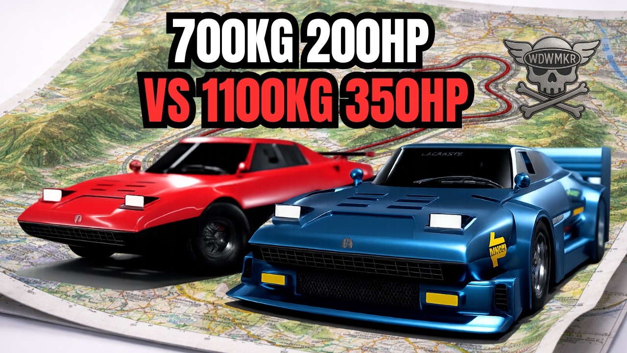 Cheap Race Car vs 3 Group 5 Racers? Automation x BeamNG Ep.17