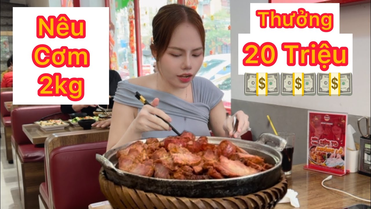 Bé Mai Ăn Thử Thách Cơm Niêu Nhận 20 Triệu Ở Nhà Hàng Cơm Niêu Singapore Kombo Bắc Giang