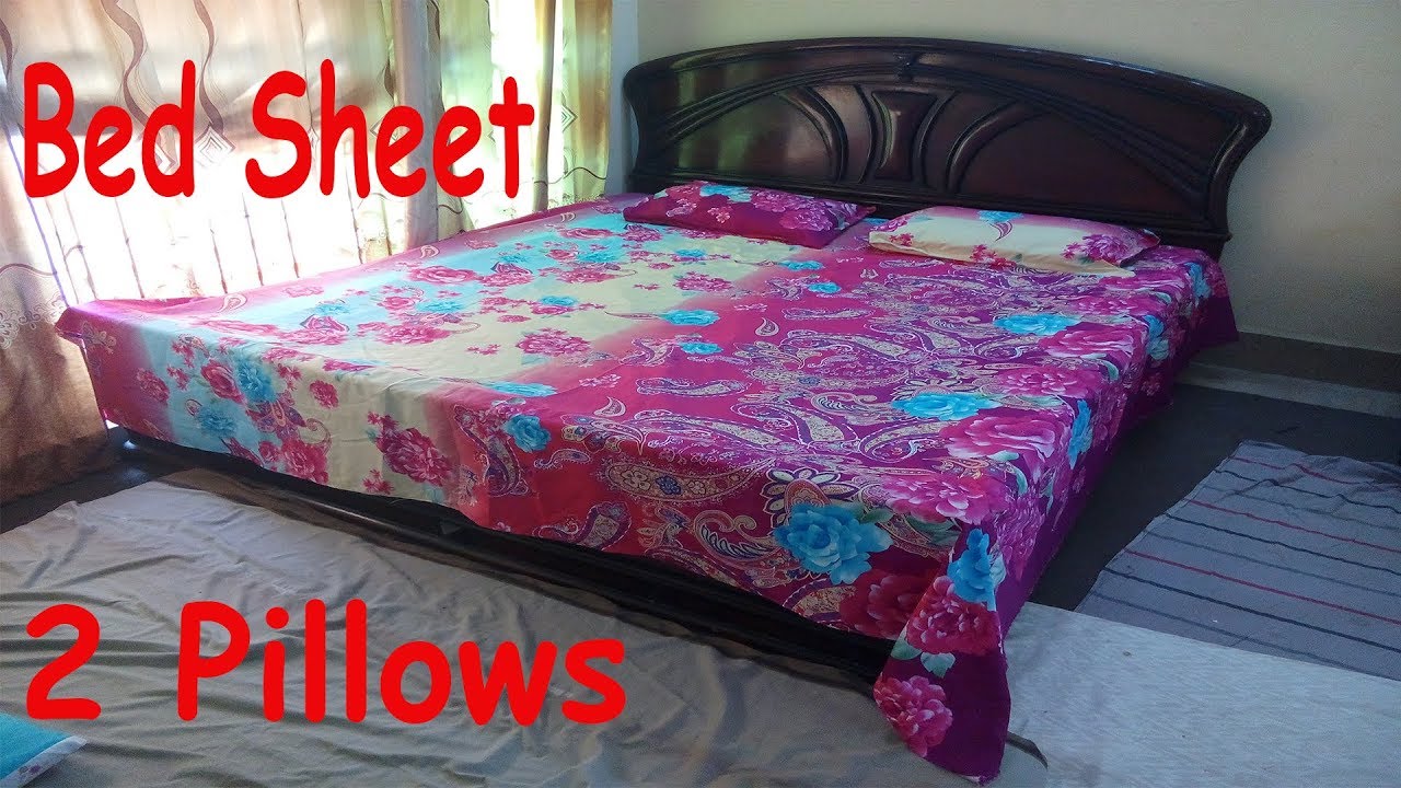 Bed Sheet & Pillow Cover Stitching | Double Bed Sheet with Pillow Covers | Part 2