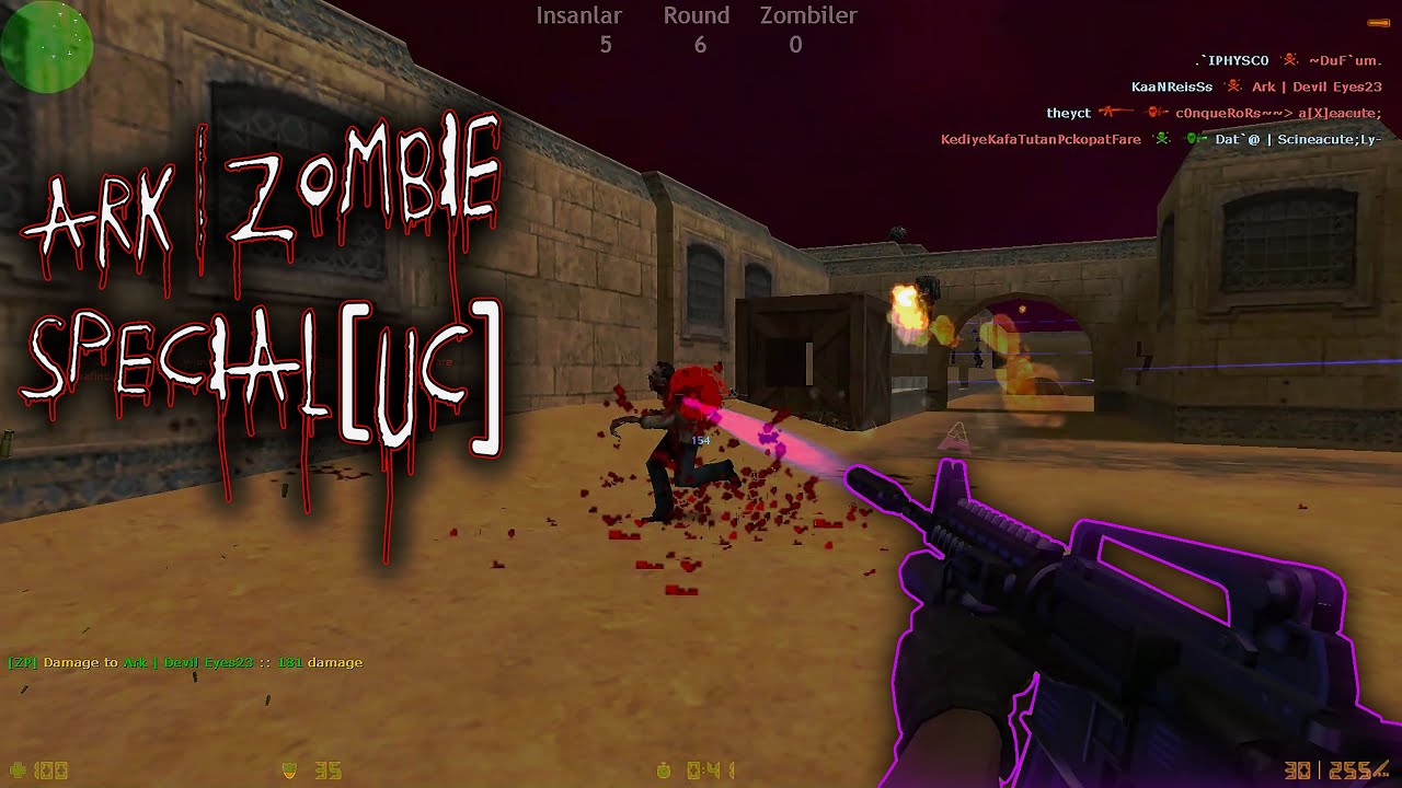 Cs 1.6 Zombie LaSer - zm_dust_undead