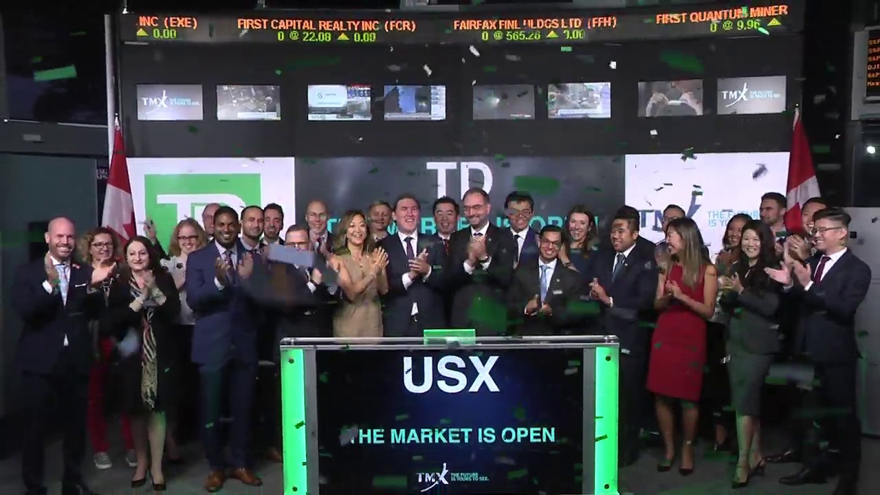 TD Opens Toronto Stock Exchange, October 3, 2019