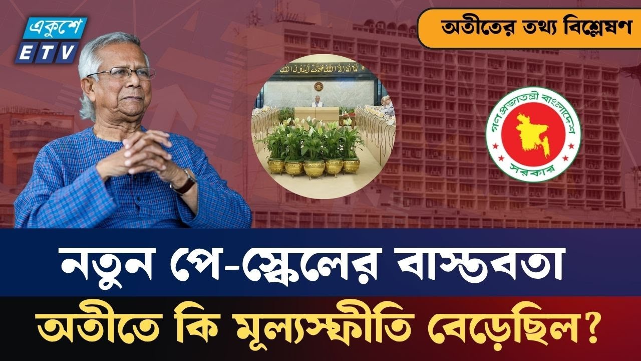 নতুন পে-স্কেলের বাস্তবতাঃ অতীতের মূল্যস্ফীতি ও বেসরকারি খাত পর্যালোচনা | Pay Scale BD 2025 |ETV NEWS