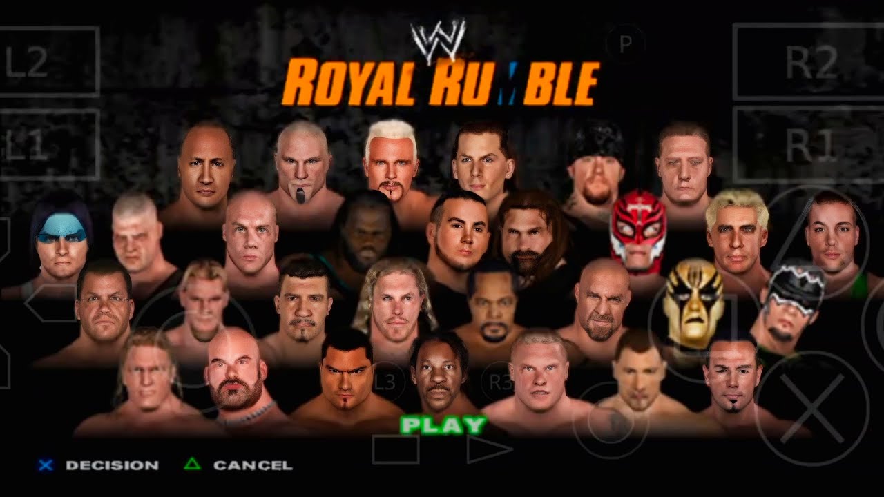 SmackDownpain Royal Rumble match / Arthersx2 mobile