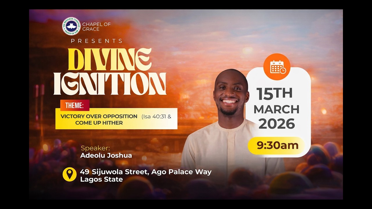 Youth Sunday || DIVINE IGNITION – Victory Over Opposition || 15th Mar 2026