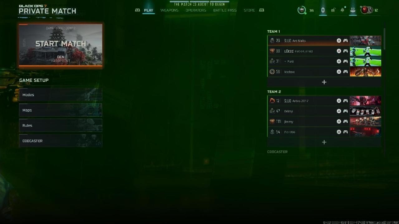 Tourney 1 Broadcaster 3 map 1 HP Den