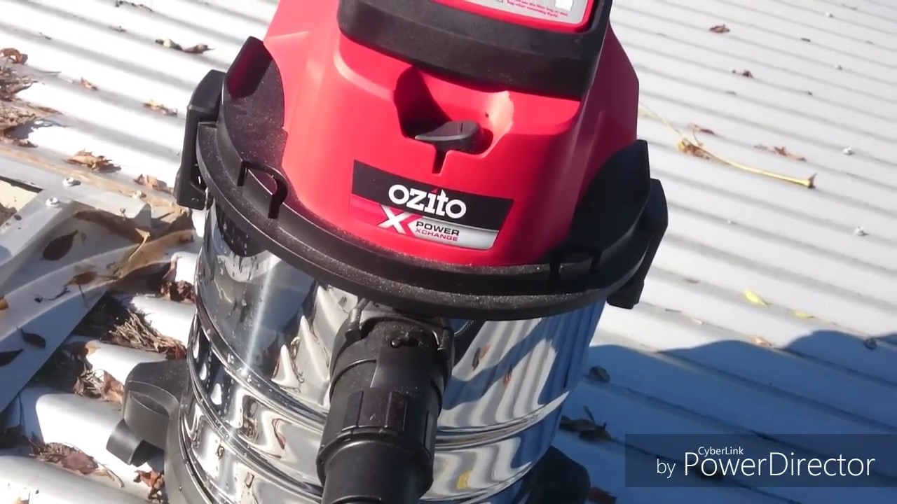 18v ozito Vacuum wet test