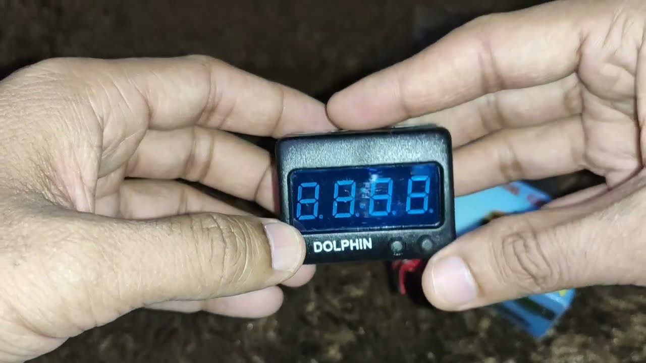 car digital clock || dolphin digital car clock