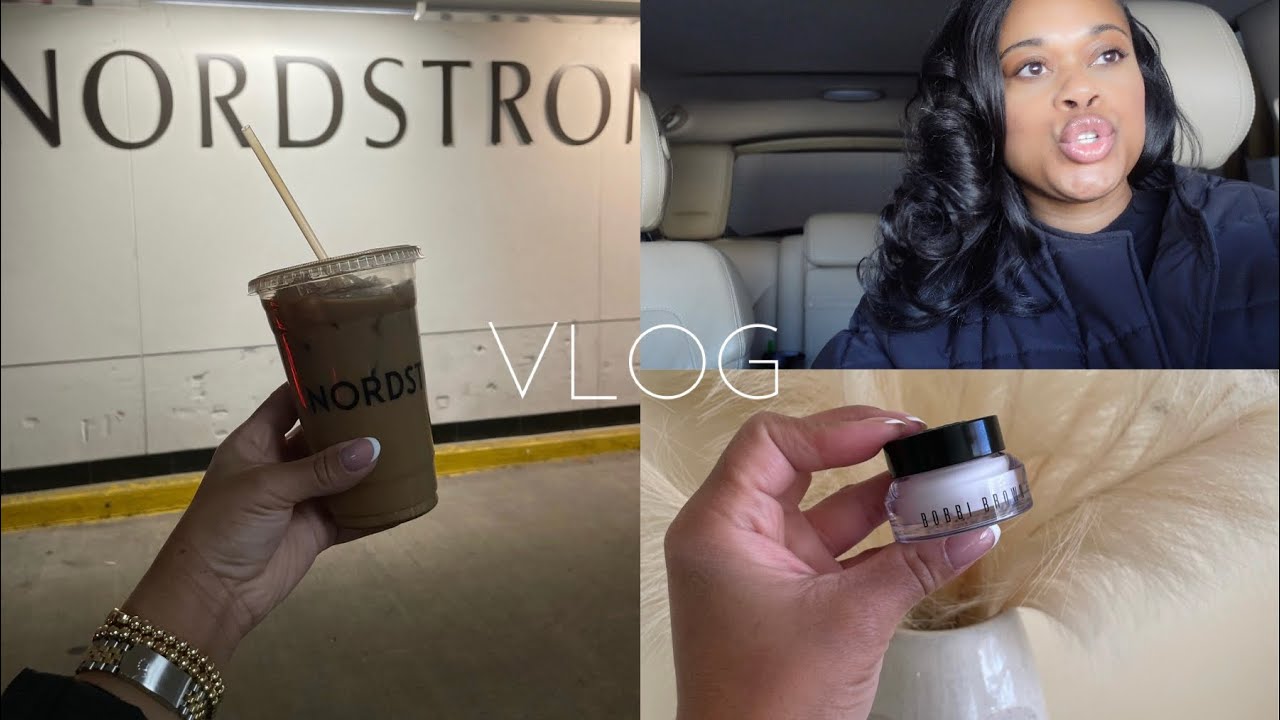 VLOG| LETS GO TO THE HAIR SALON + 2021 BEAUTY & SKINCARE FAVORITES + TRYING NEW COFFEE @NORDSTROM