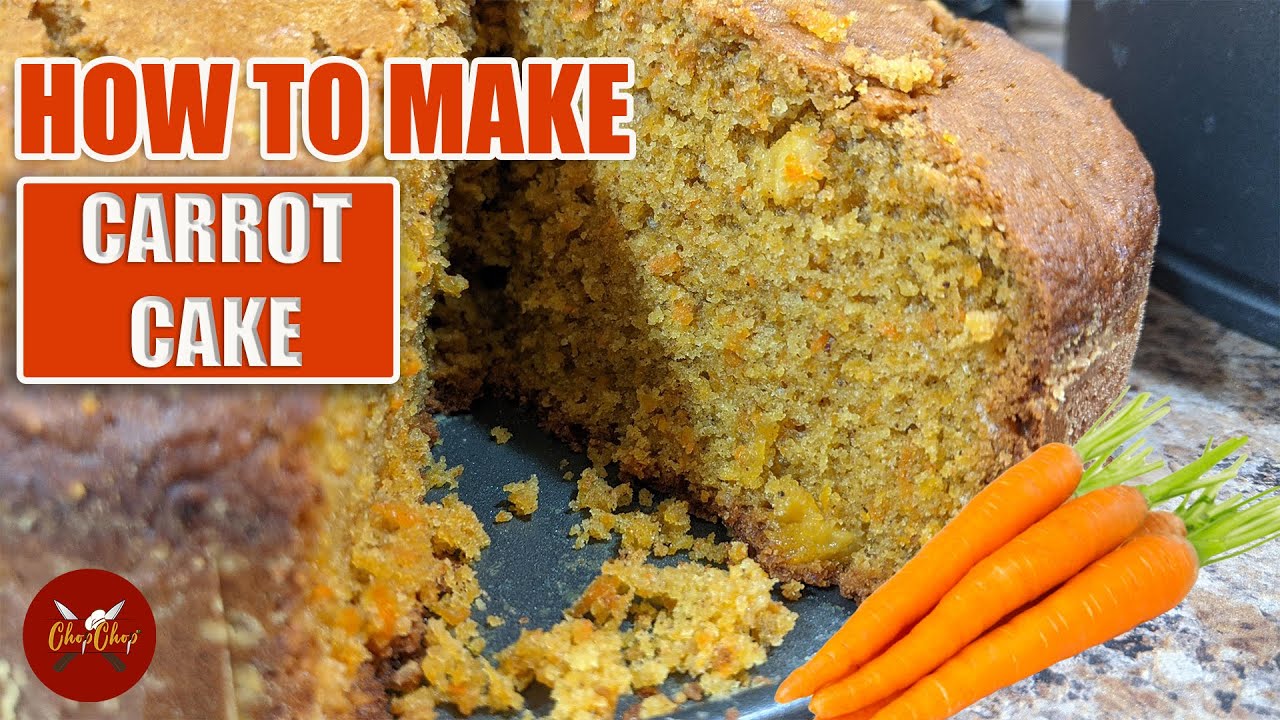 How to Make Carrot Cake | Moist Carrot Cake | Chop Chop JA
