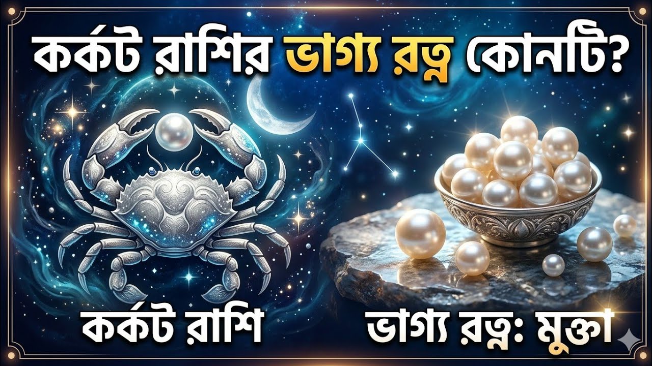 কর্কট রাশির ভাগ্য রত্ন কোনটি? What is the lucky gemstone for Cancer?