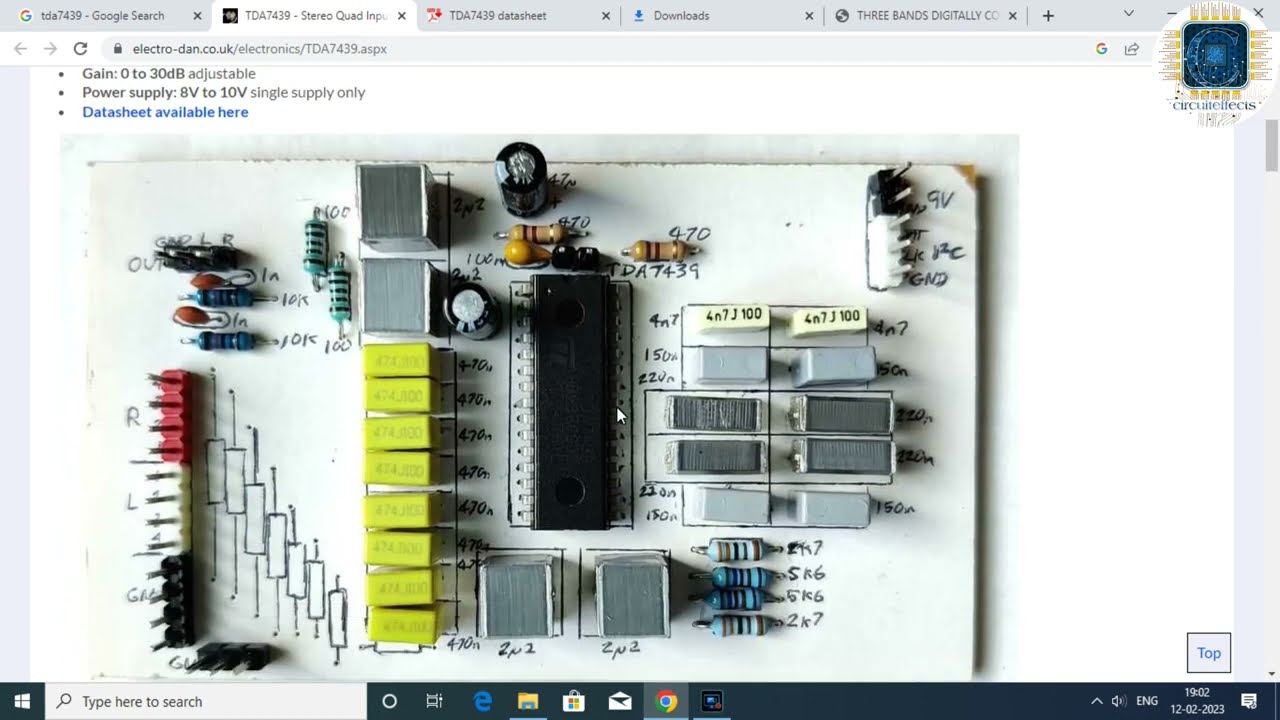digital bass tarbl mind control ||  tda7439 digital bass tarbl mind control circuit board