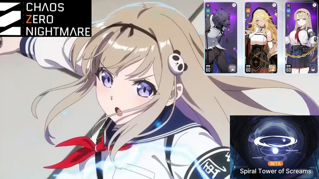 Forgotten DPS takes on Spiral Tower (Beta Floor 51-75) Chaos Zero Nightmare 