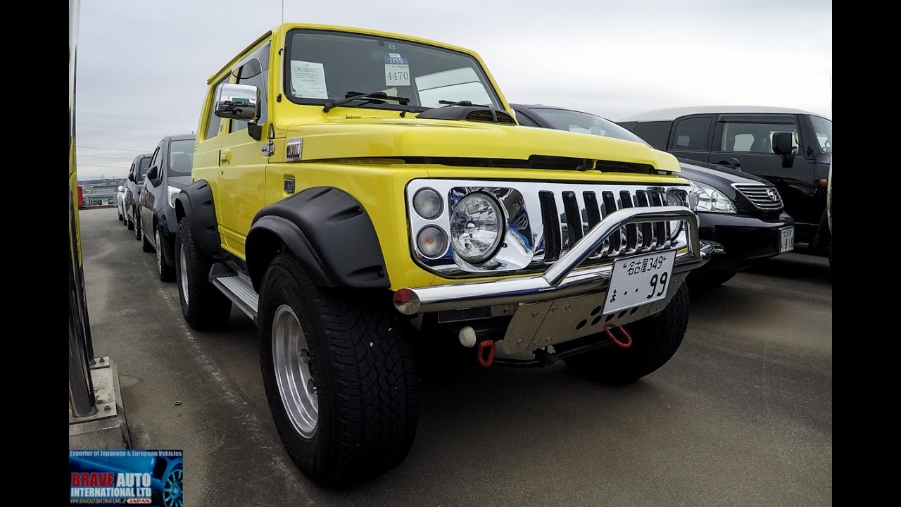 1996 Suzuki Jimny Sierra (Modified) at Japan (JDM) Car Auction.