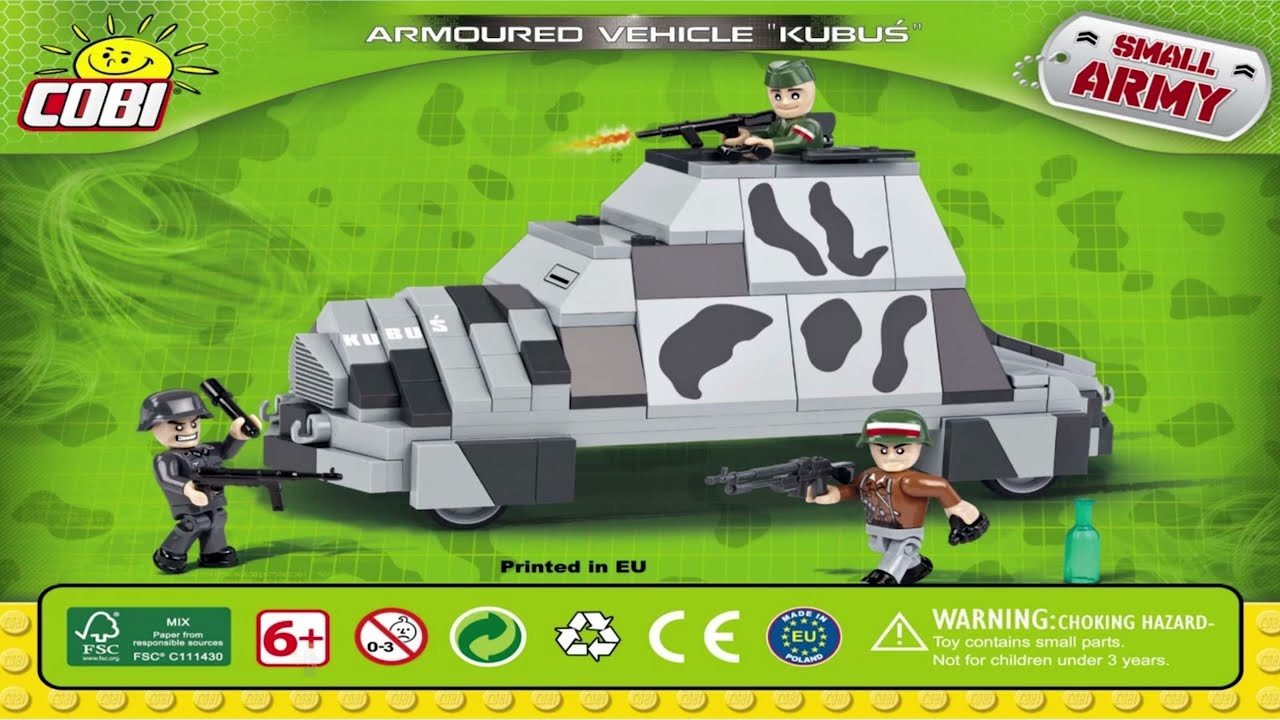 Cobi Instructions | Small Army / WW2 | 2375 | Armored Vehicle 