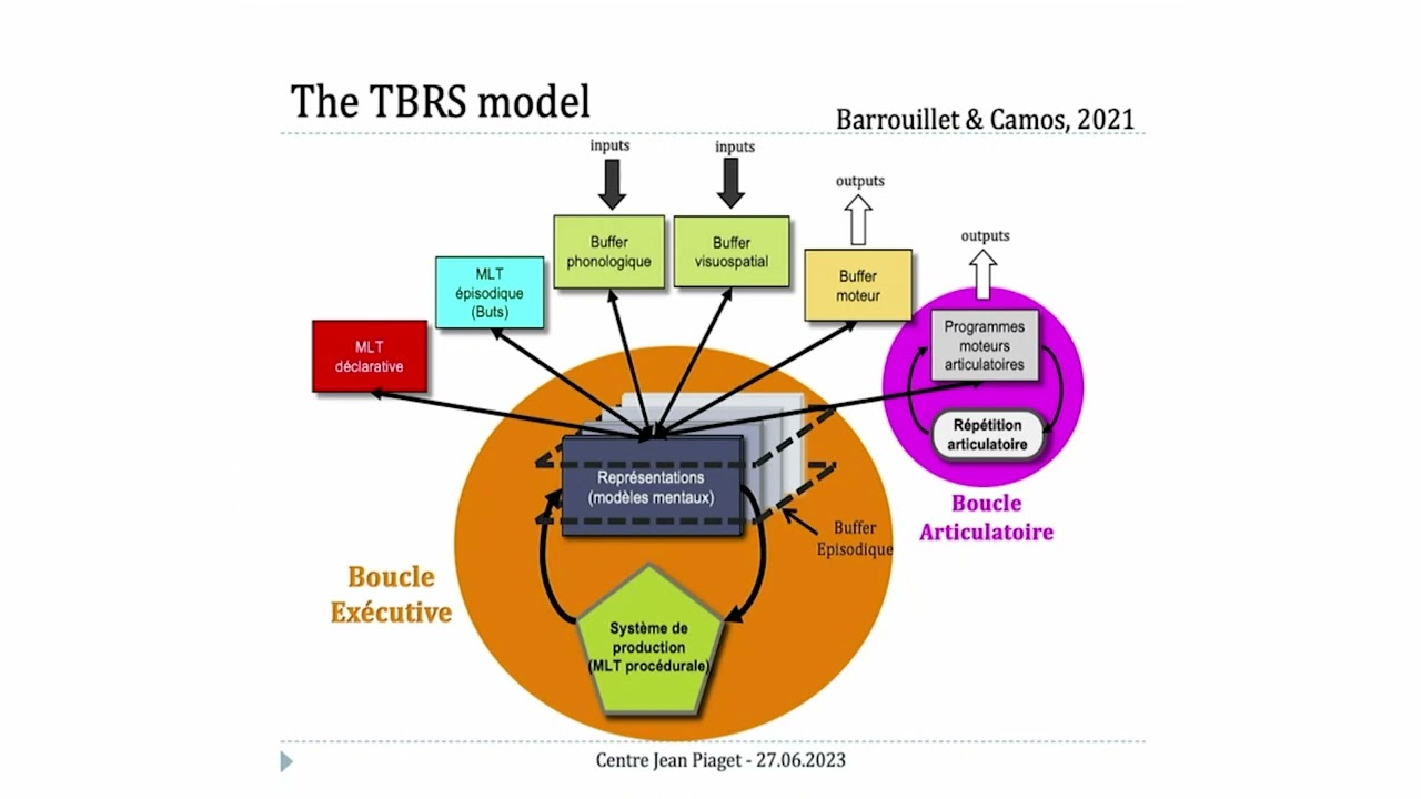 Mémoire de travail : Sources de Développement  par Valérie Camos, Université de Fribourg