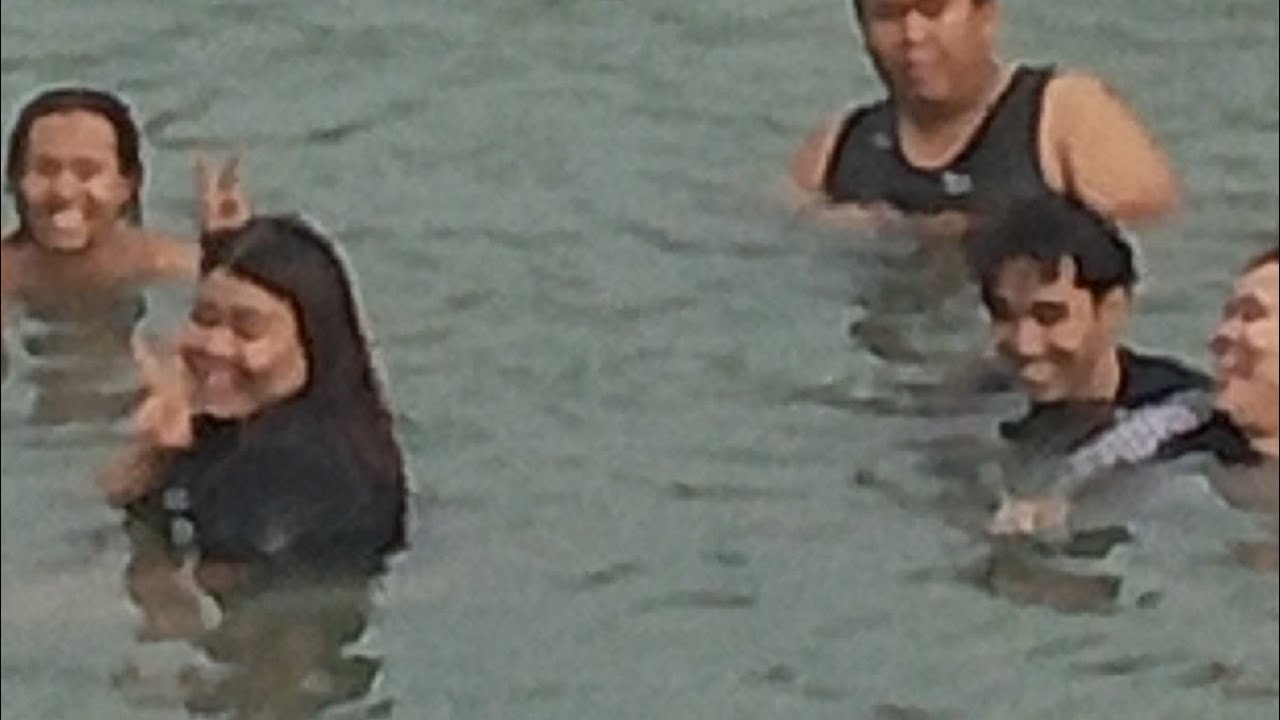 my daughter's here husband, fiance swimming dam site 😍