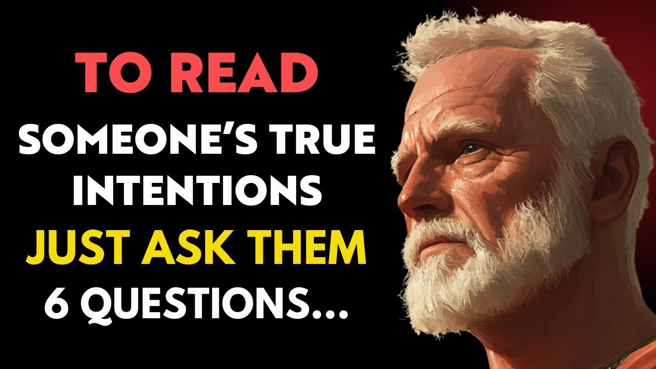 People Expose Themselves When You Ask These 6 Questions | Stoicism