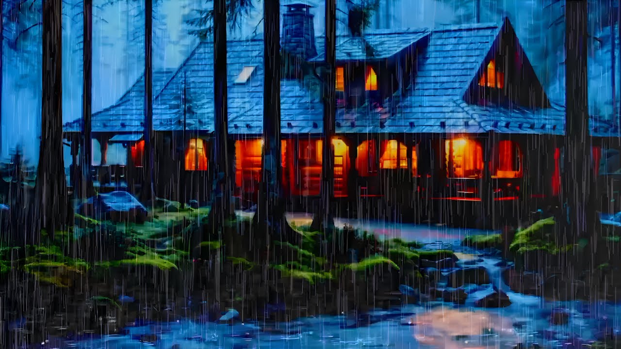 Heavy Rain And Thunder Sounds - Fall Asleep Fast, Relax & Sleep Deep Tonight