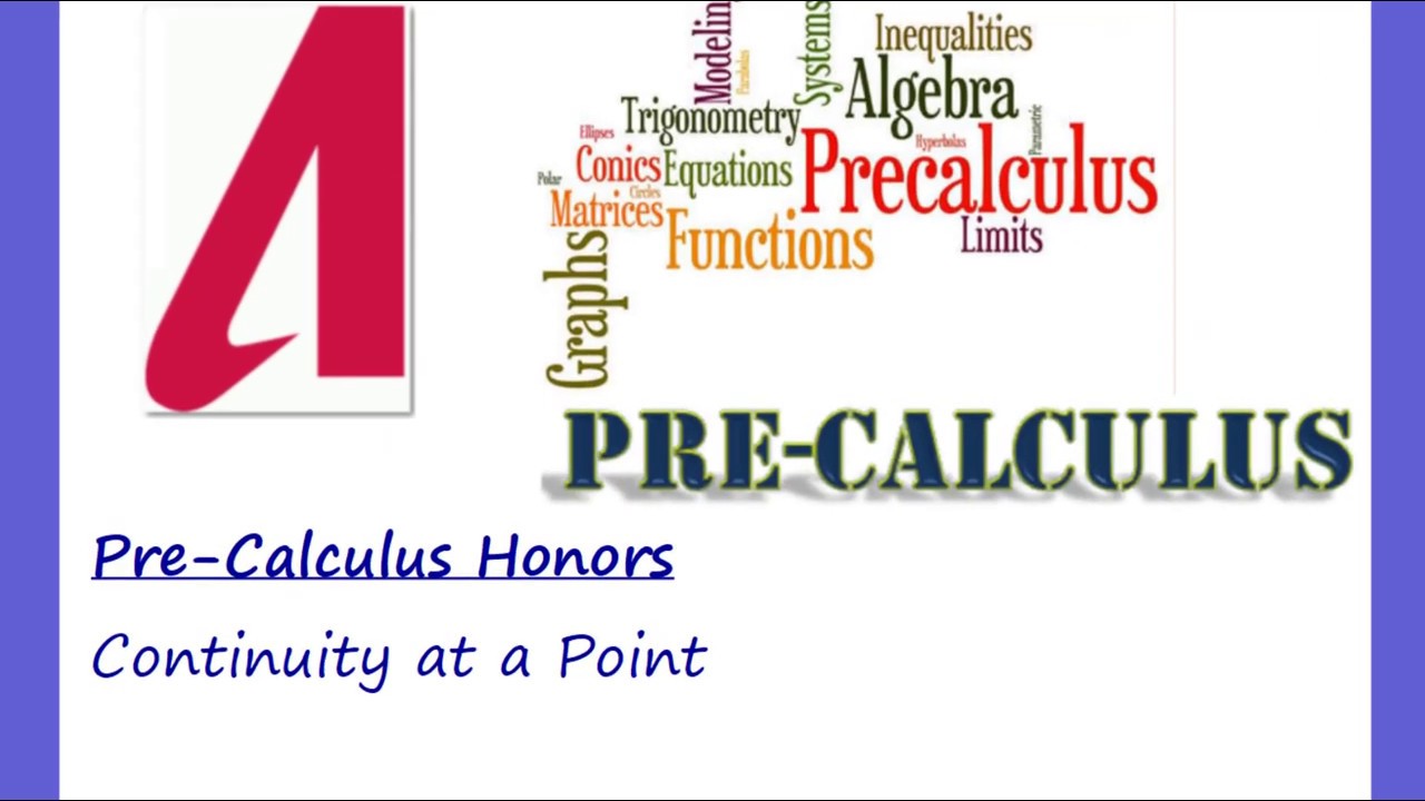 AP Calculus AB - Continuity at a Point