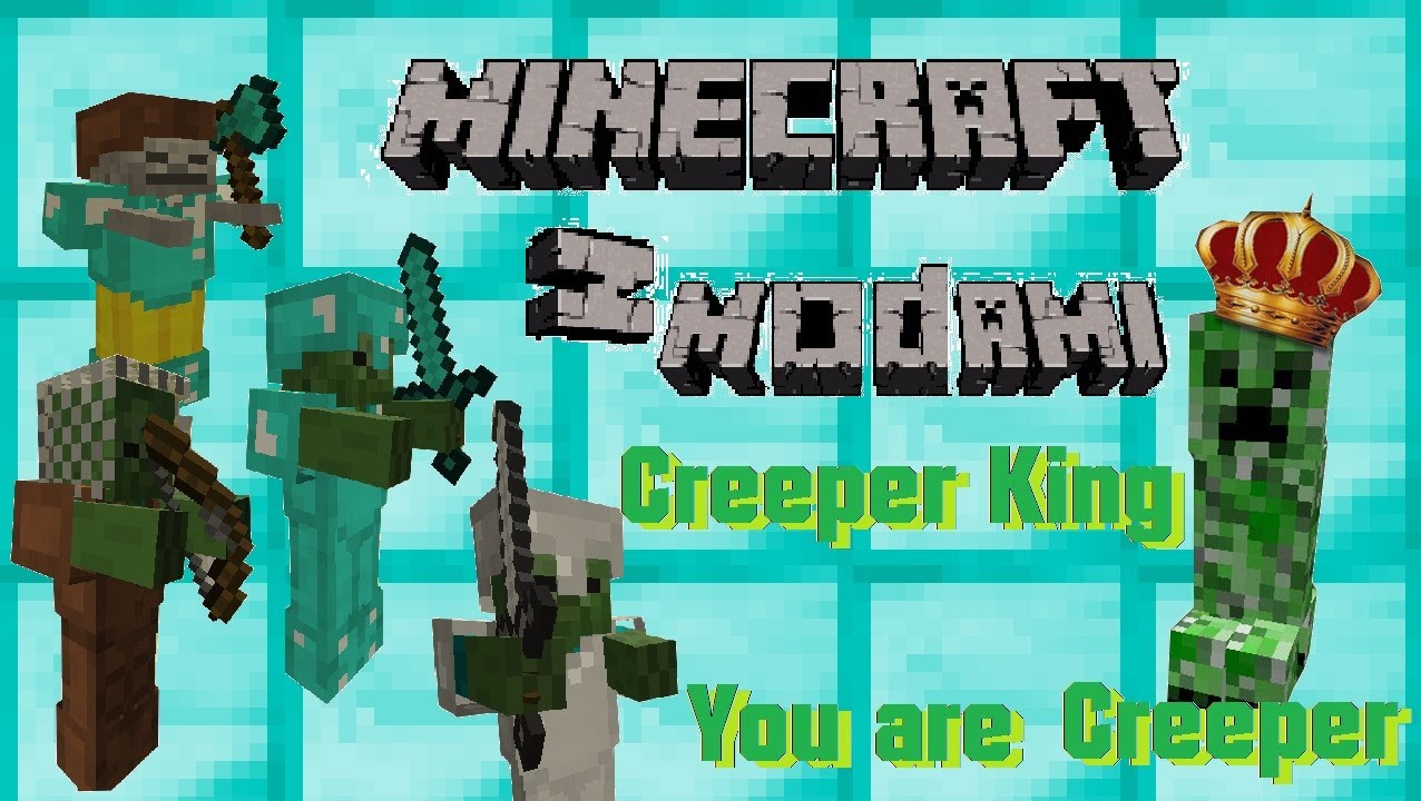Minecraft z modami #17 - Creeper King/You are Creeper PL