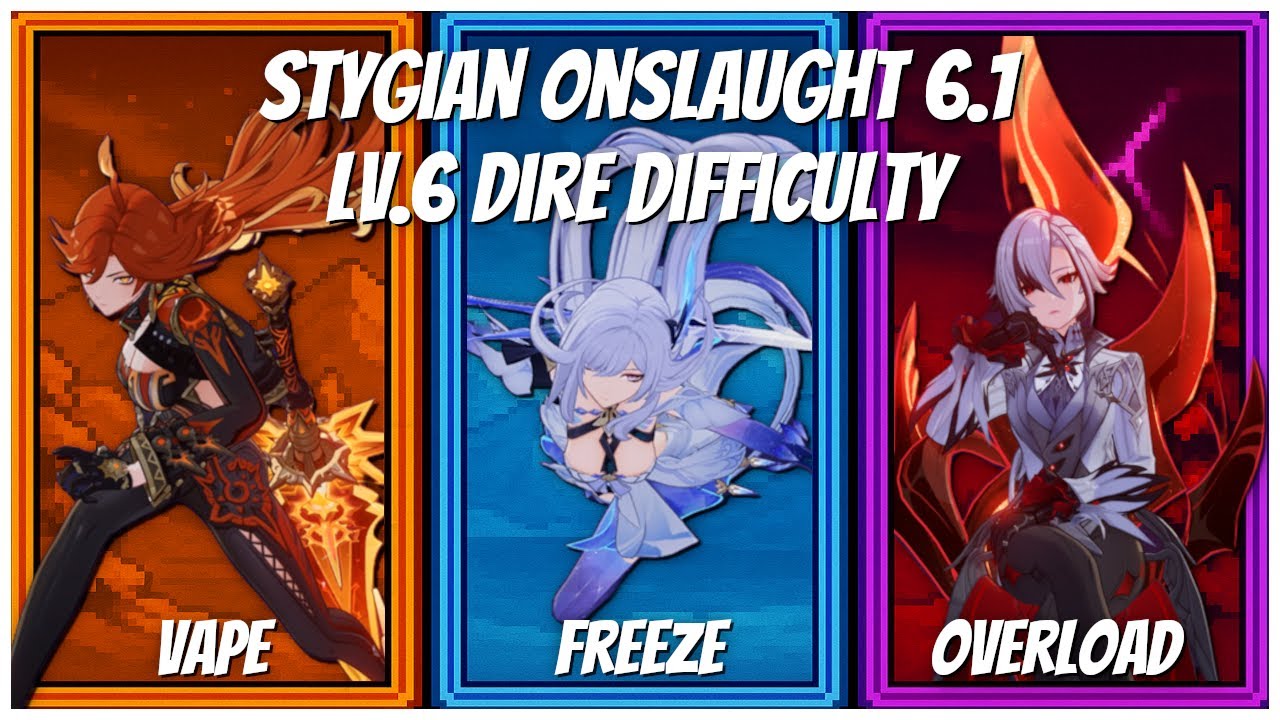 Stygian Onslaught 6.1 Lv. 6 Dire | Mavuika / Skirk / Arlecchino | Genshin Impact