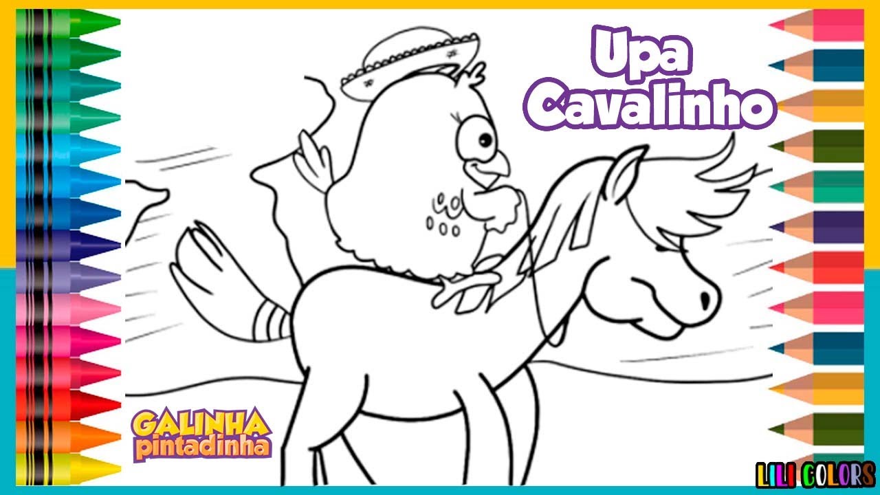 Galinha Pintadinha | Pintura Mágica | Upa Cavalinho | For Kids